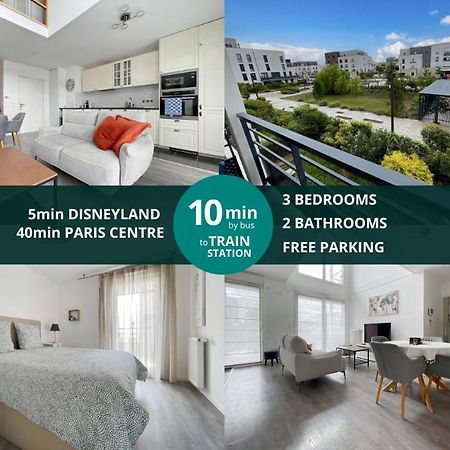 Le Colisee - Appartement Duplex Pour 6 A Disneyland Paris Montévrain Exteriör bild